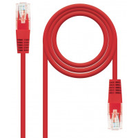 Network Cable RJ45 Cat5e U/UTP Red (3m)